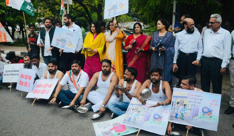 Youth Congress protest